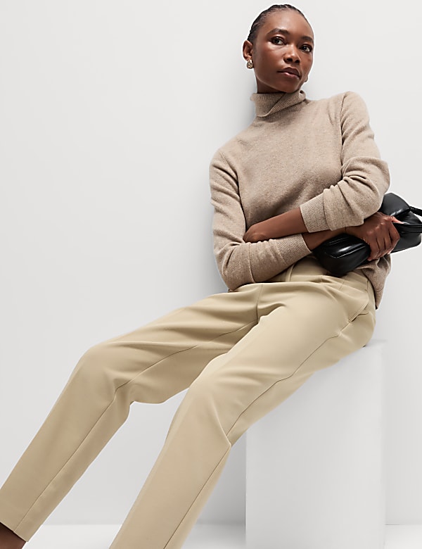 Tapered Ankle Grazer Trousers