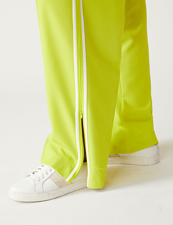 Side Stripe Wide Leg Trousers