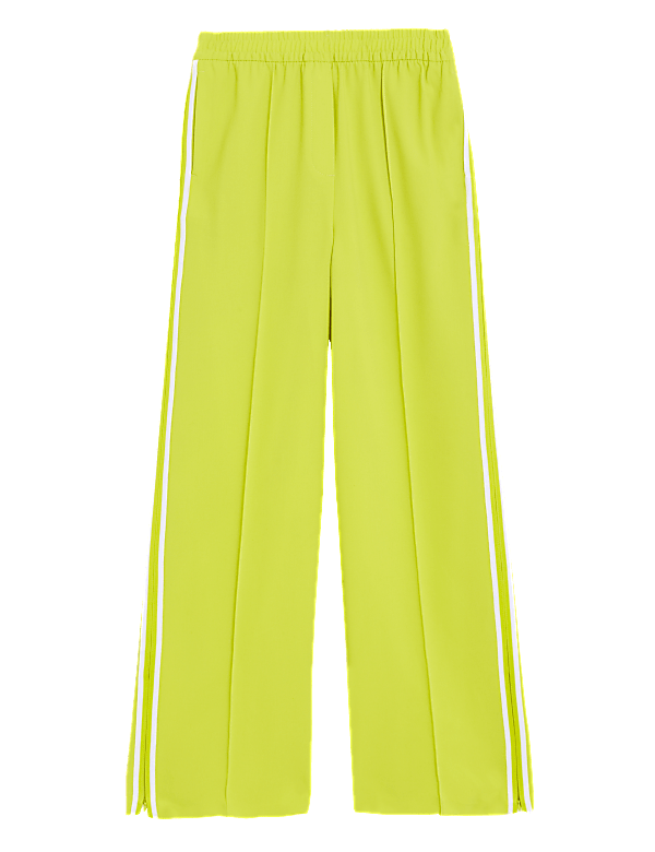 Side Stripe Wide Leg Trousers
