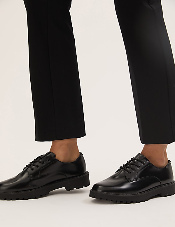 Slim Fit Flare Ankle Grazer Trousers