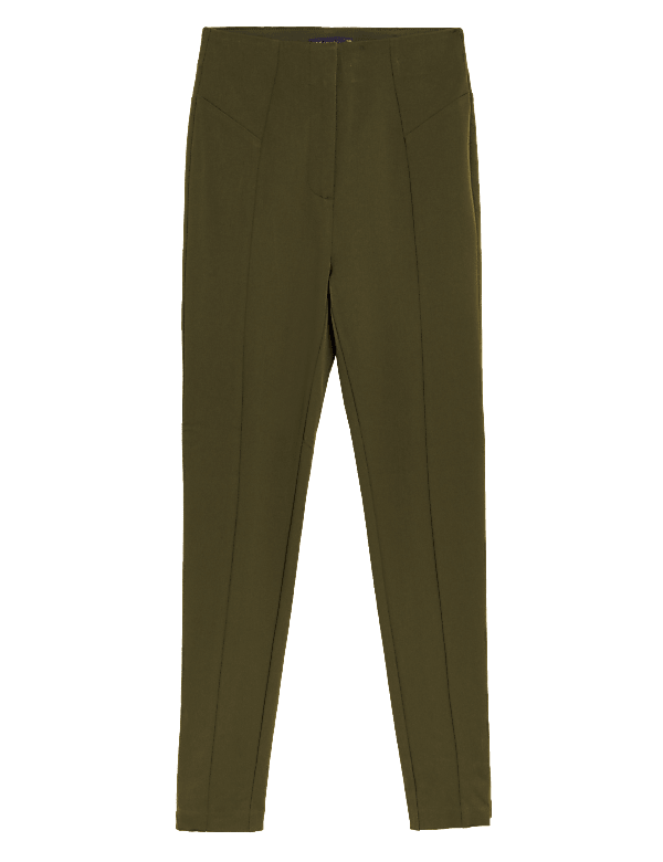 Skinny Ankle Grazer Trousers with Stretch