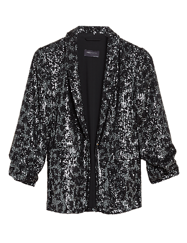 Relaxed Sequin Blazer