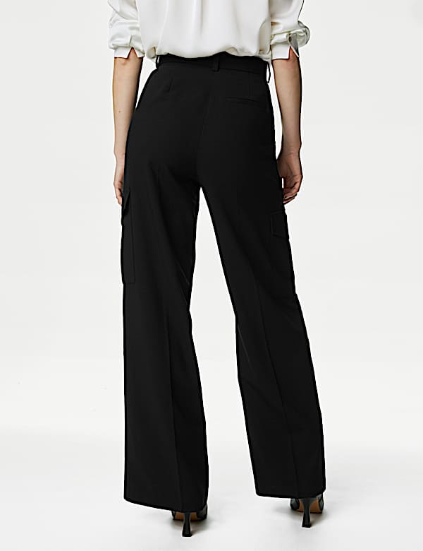 Cargo Wide Leg Trousers - HU