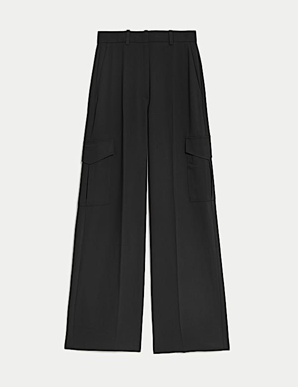 Cargo Wide Leg Trousers - HU