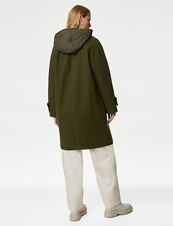 Hooded Relaxed Car Coat
