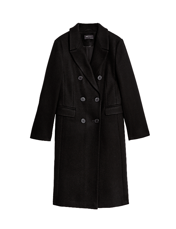 Double Breasted Longline Tailored Coat