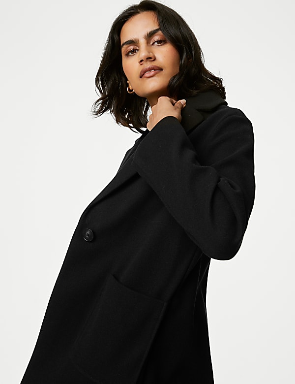 Relaxed Single Breasted Coat