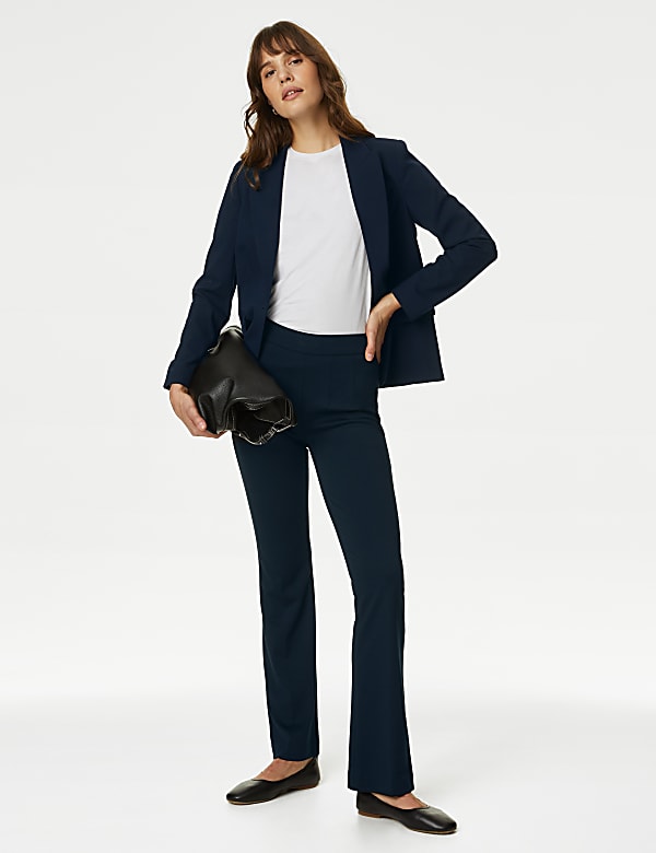 Jersey Flared Trousers