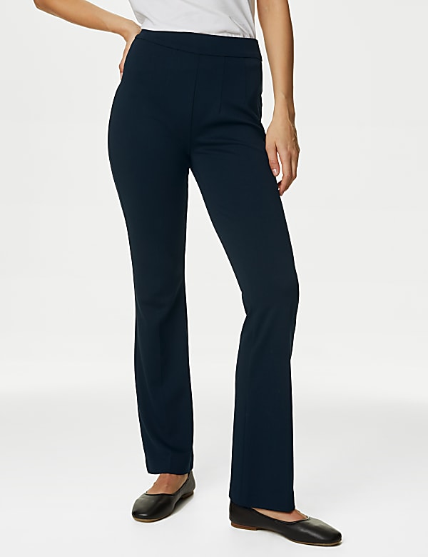 Jersey Flared Trousers
