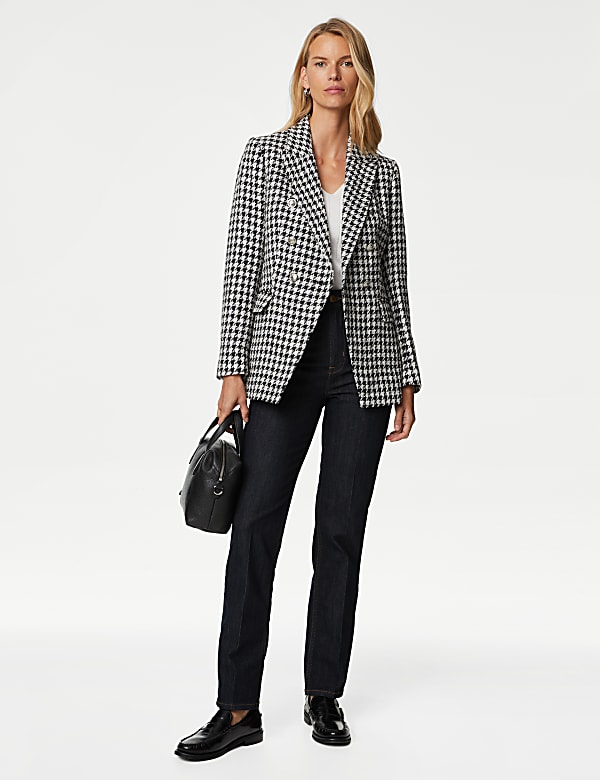 M&s tweed blazer top