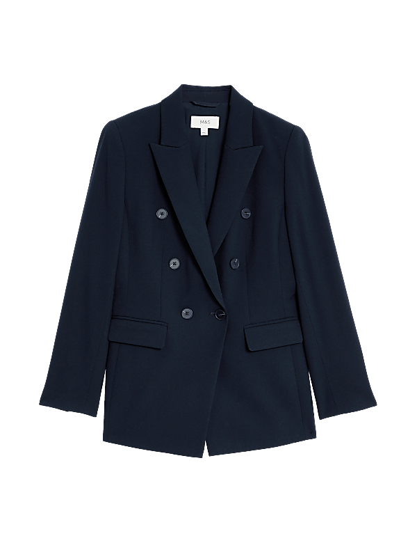 Tailored Relaxed Double Breasted Blazer