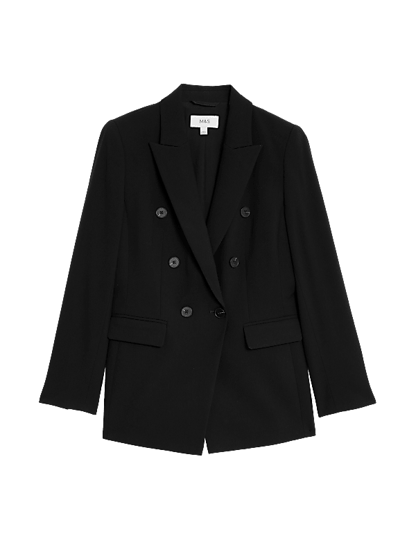 Tailored Relaxed Double Breasted Blazer