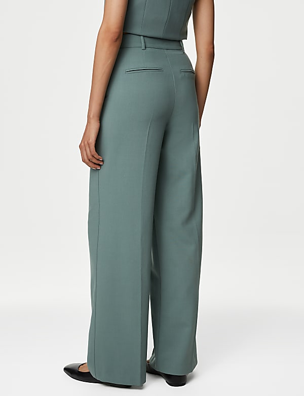 Woven Wide Leg Trousers