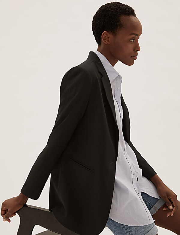 Relaxed Single Breasted Blazer