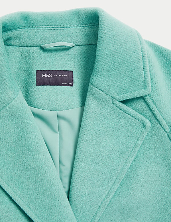 Twill Single Breasted Tailored Coat