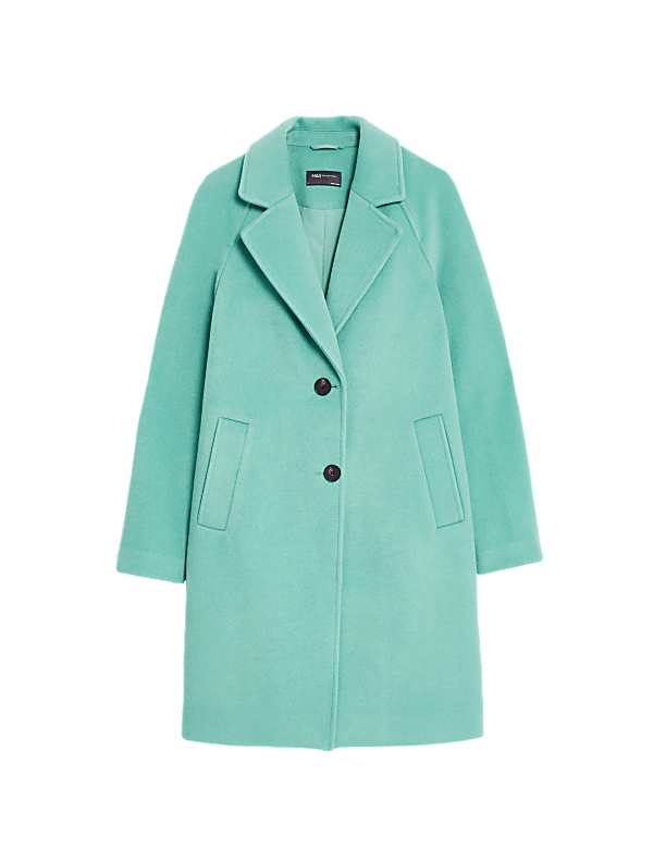 Twill Single Breasted Tailored Coat