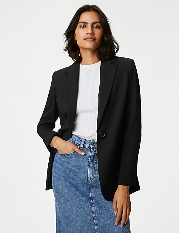 Relaxed Single Breasted Blazer