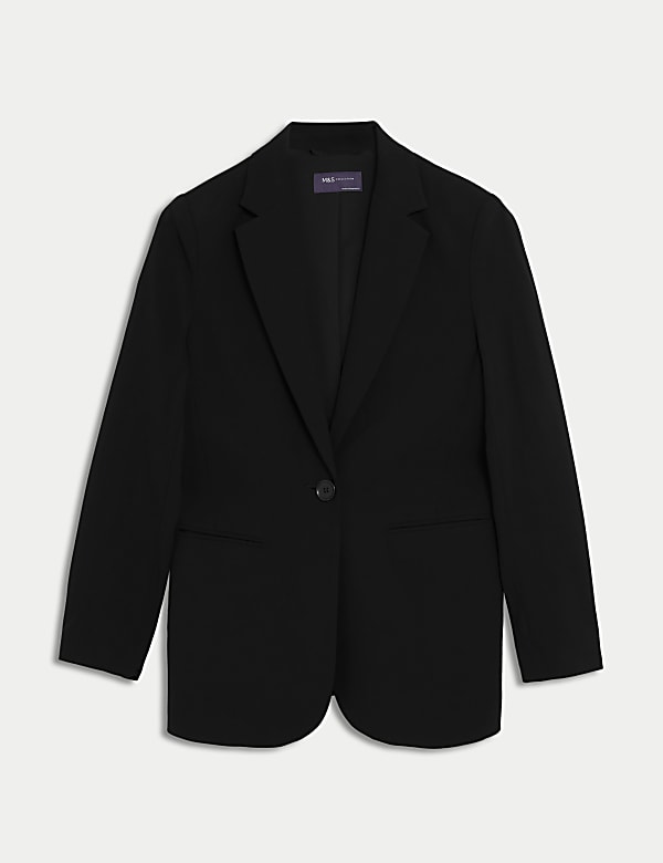 Einreihiger Blazer mit bequemer Passform - AT