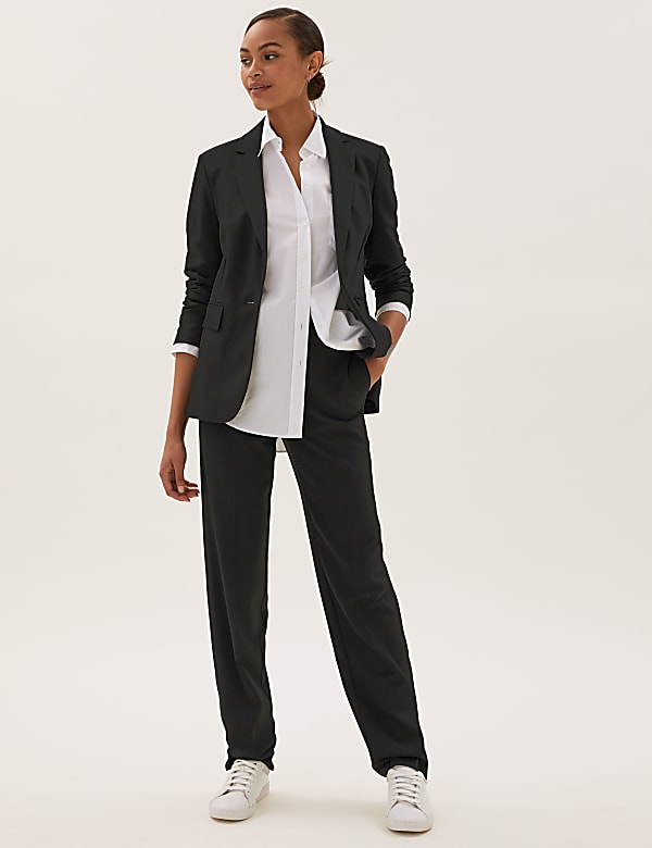 Tailored Single Breasted Blazer - NO