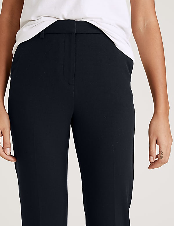 Slim Fit Ankle Grazer Trousers