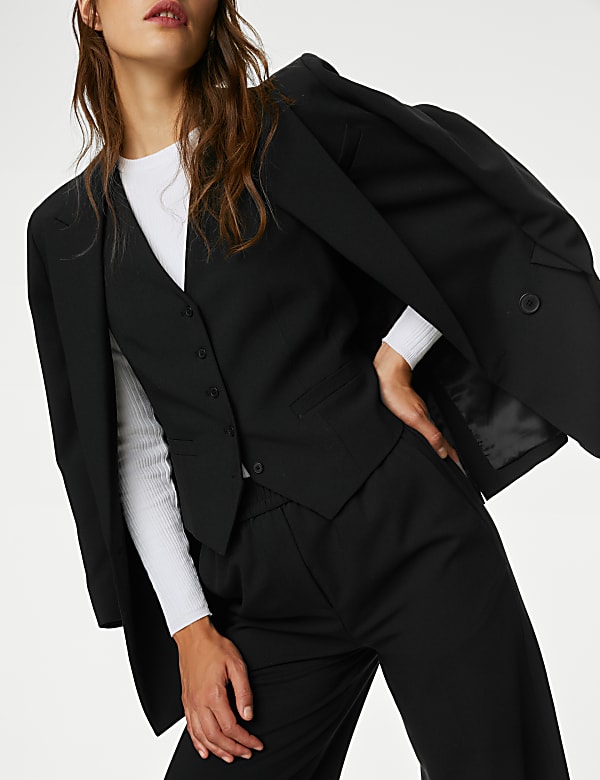 Azure tailored waistcoat top- Bestseller main image 0
