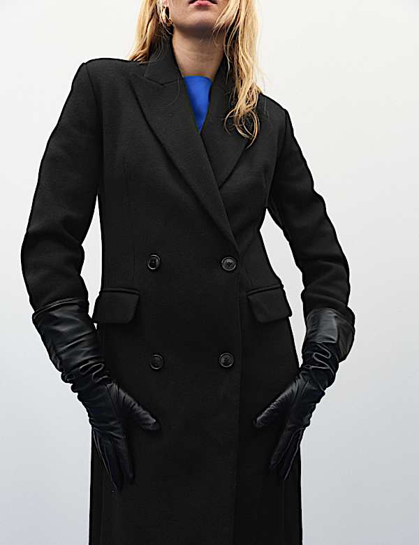 Double Breasted Longline Overcoat - CH