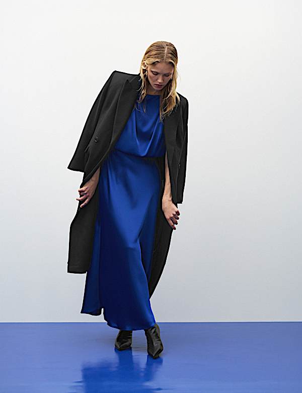 Double Breasted Longline Overcoat - CH