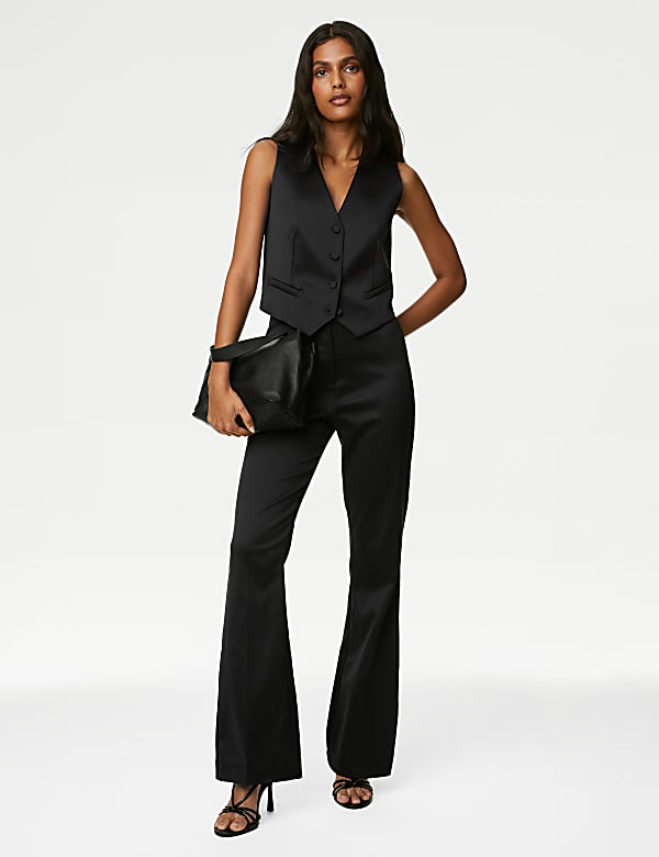 Satin Tailored Waistcoat