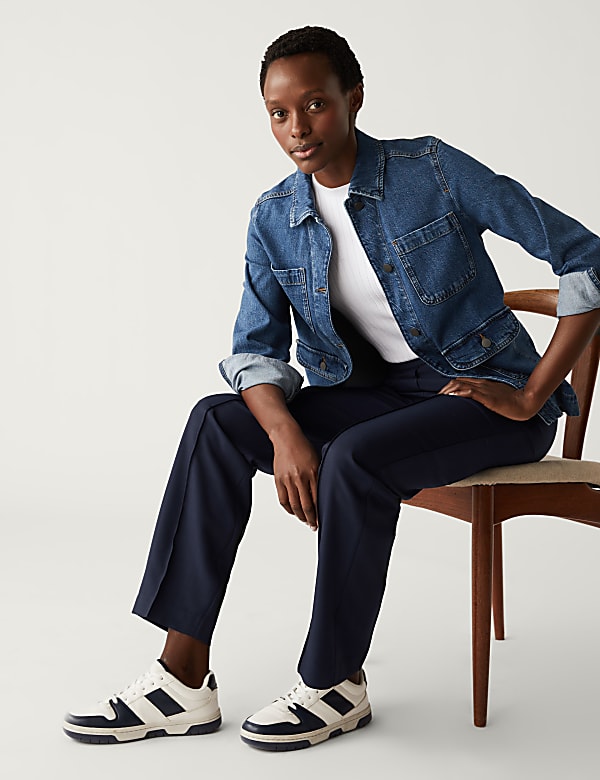 Plain Regular Fit Trouser