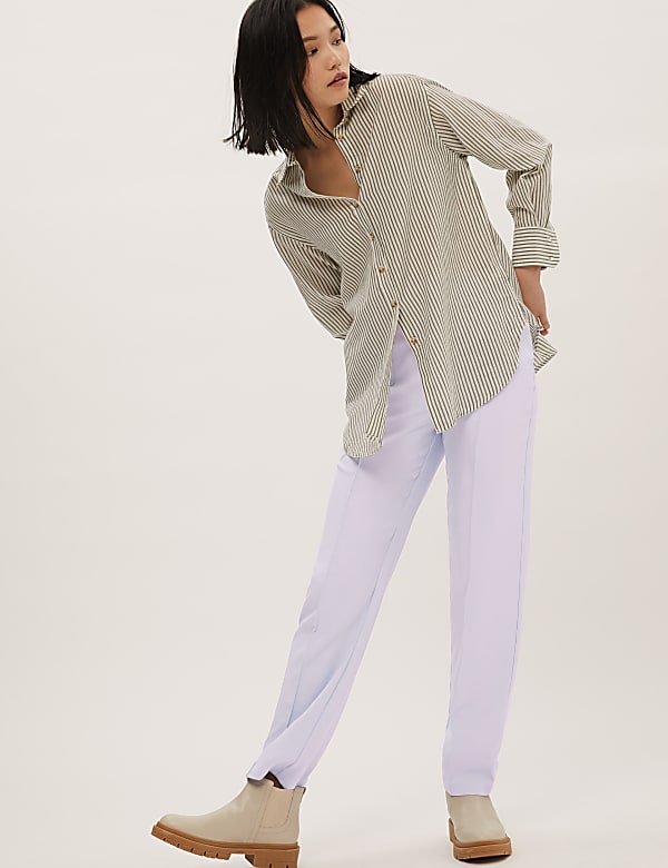 Plain Regular Fit Trouser