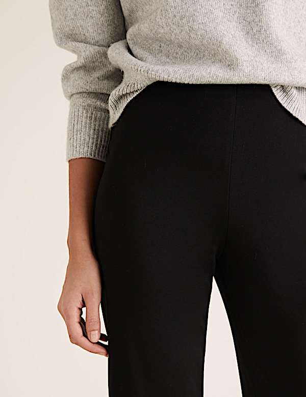 Jersey Straight Leg Trousers