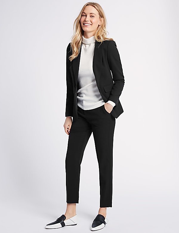 Slim Fit Ankle Grazer Trousers
