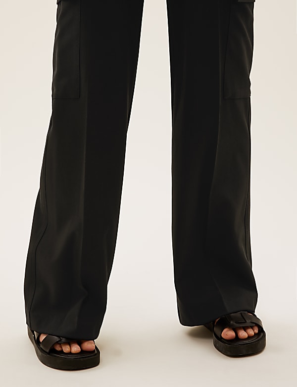 Cargo Wide Leg Trousers