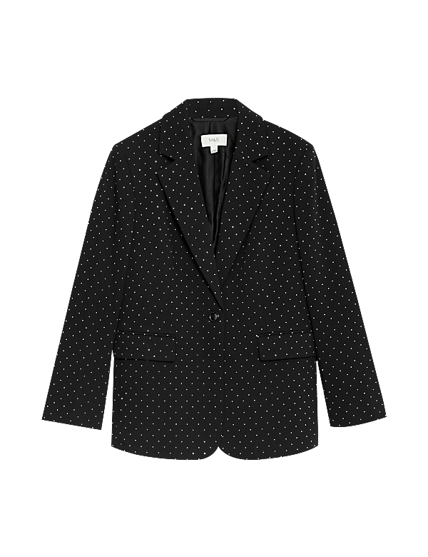 Embellished Relaxed Blazer