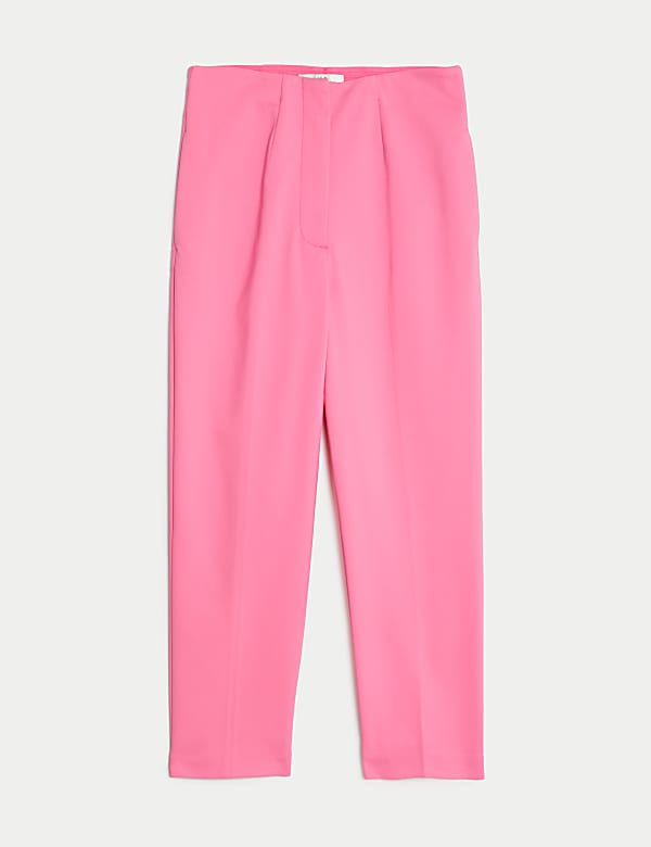 Pantacourt slim en coton mélangé - CH