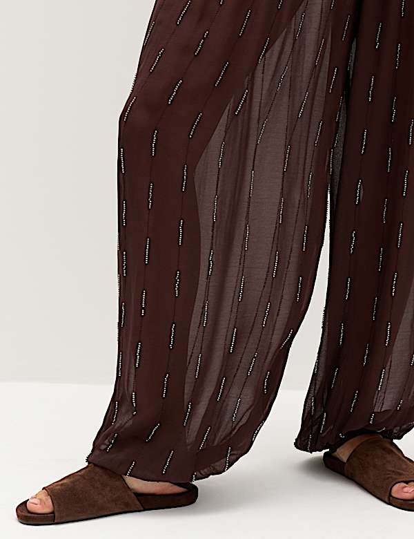 Embellished Balloon Trousers - AU