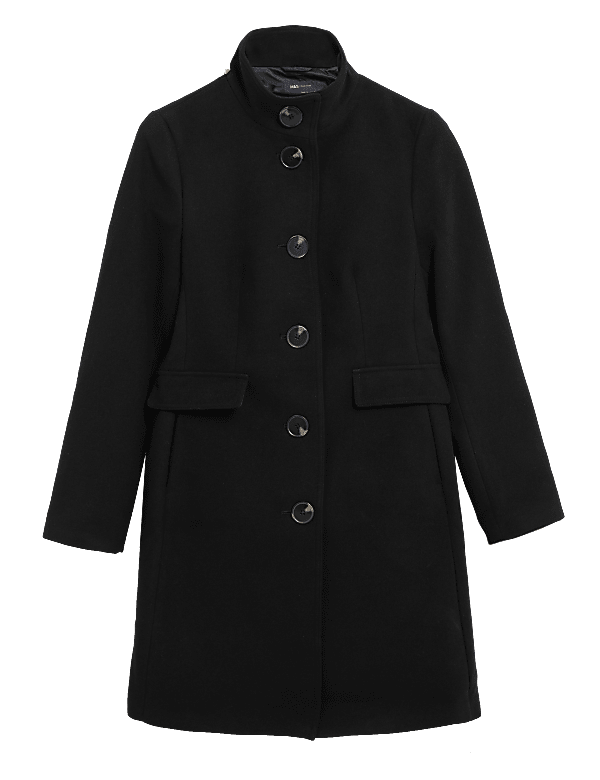 Funnel Neck Coat