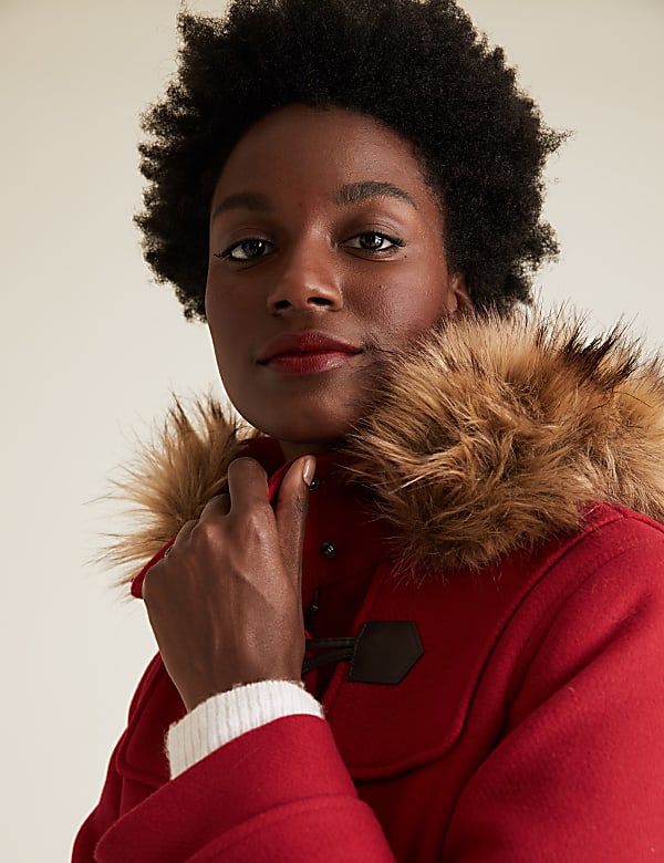 Duffle Coat with Wool