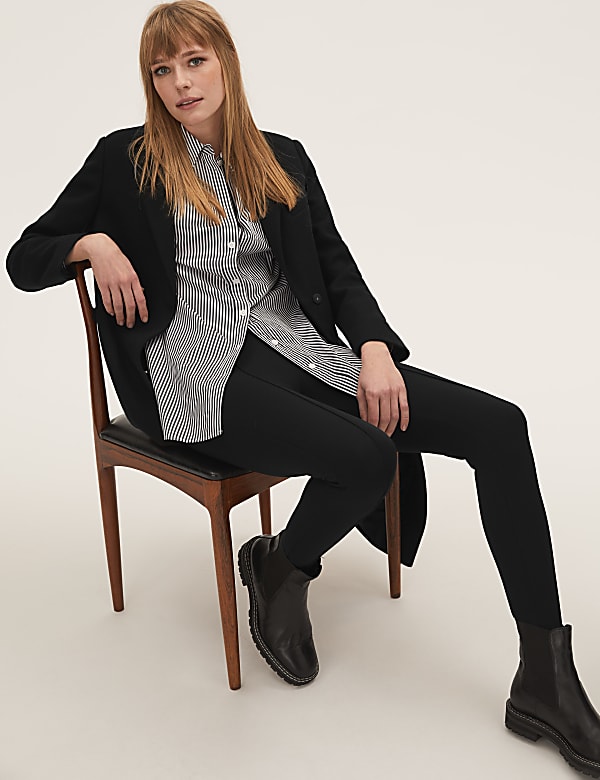 Belted Longline Tailored Coat