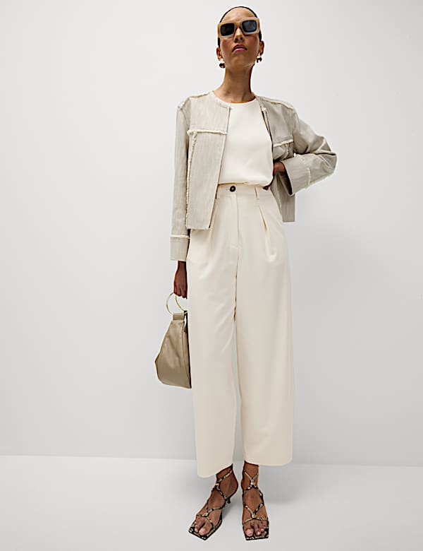 Barrel Leg Trousers - US