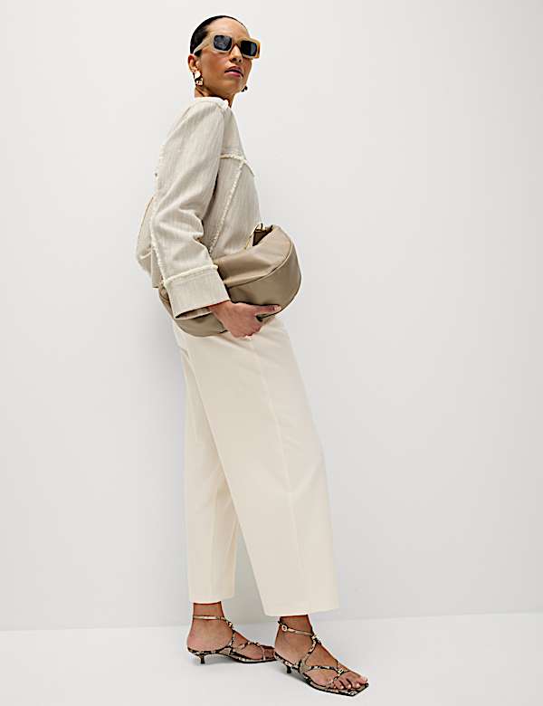 Barrel Leg Trousers - US