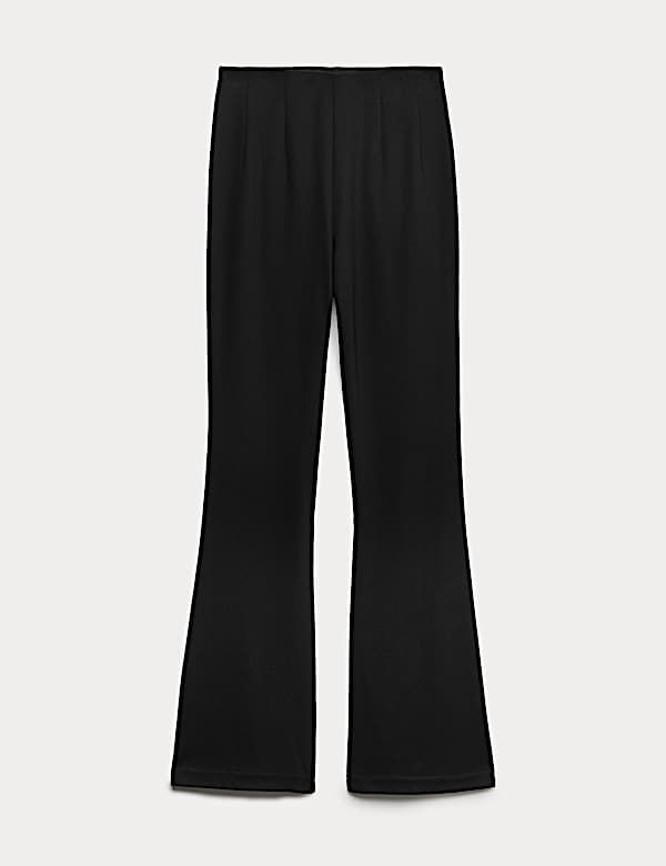 Jersey Flared Trousers