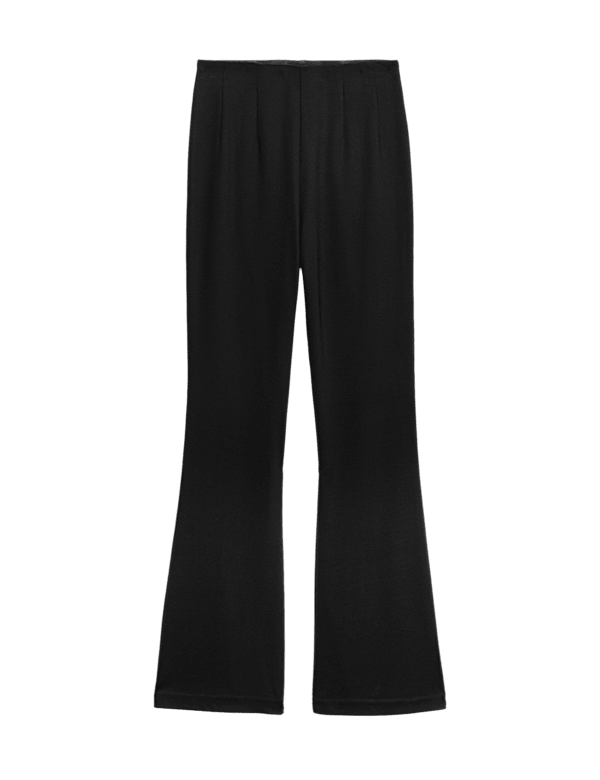 Jersey Flared Trousers