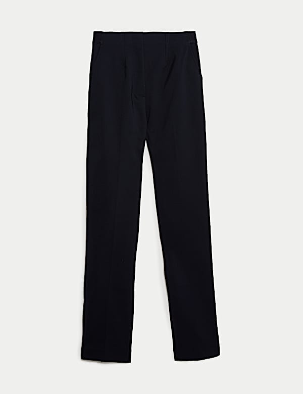 Pantalon slim en coton mélangé longueur cheville - LU