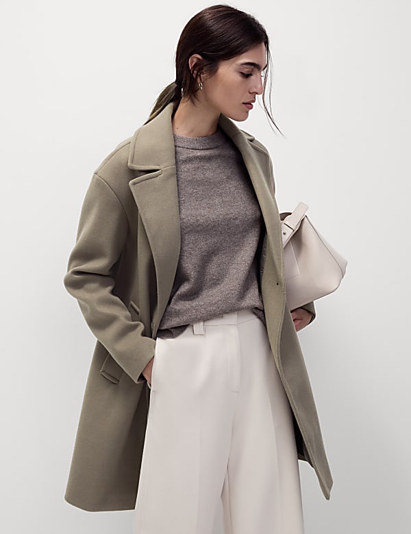 Relaxed Single Breasted Coat