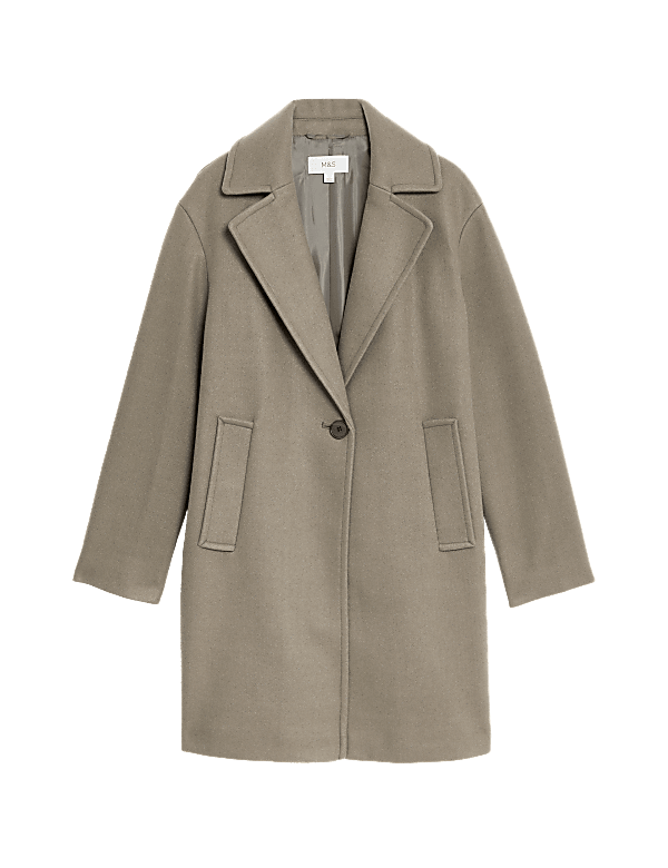 Relaxed Single Breasted Coat