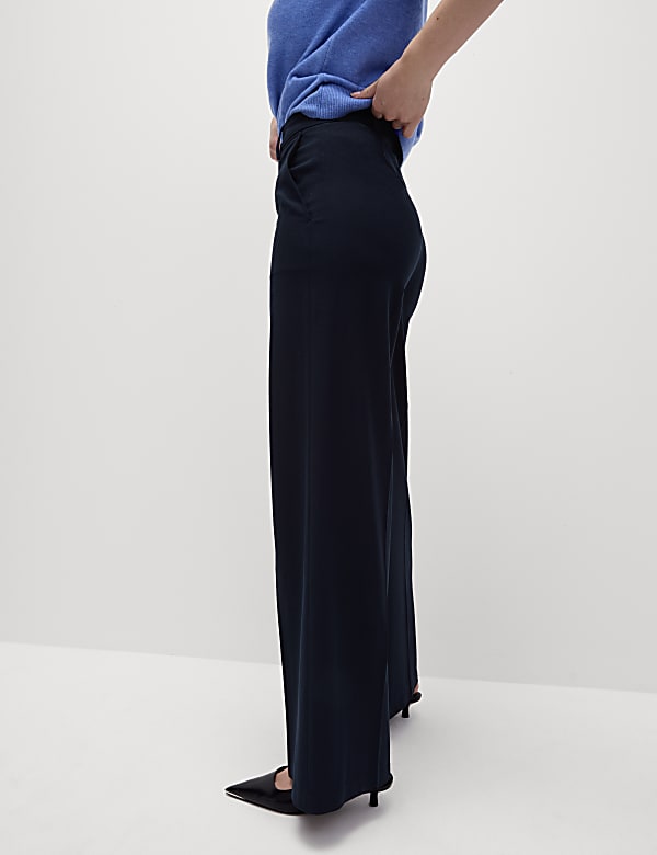 Woven Wide Leg Trousers