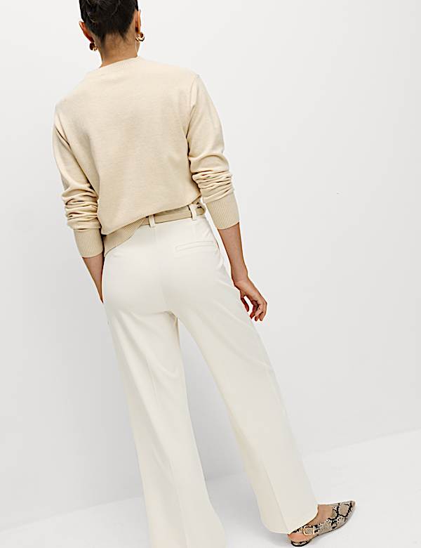 Woven Wide Leg Trousers