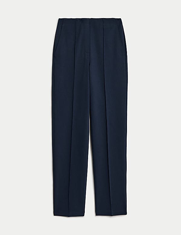 Jersey Twill Straight Leg Trousers - US