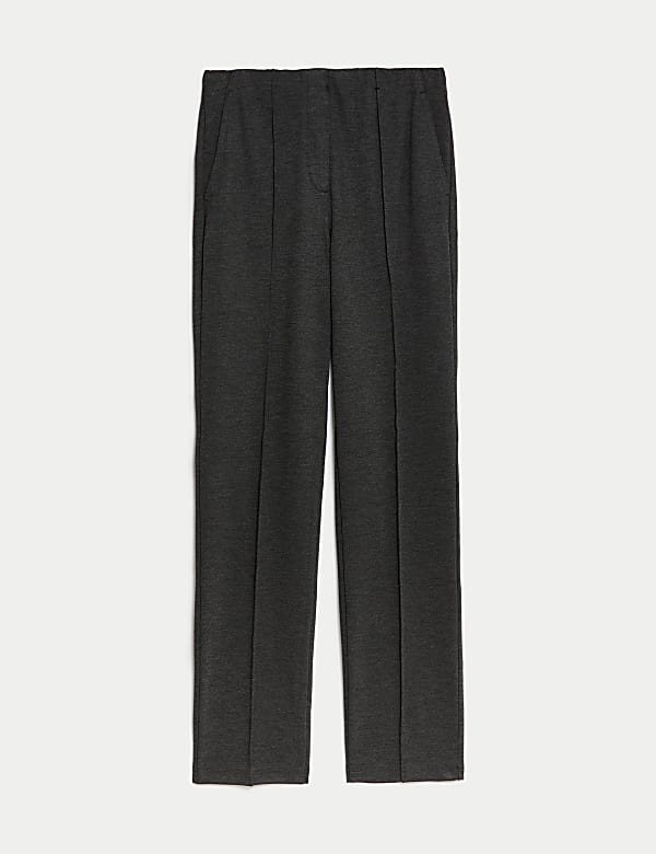 Jersey Twill Straight Leg Trousers - AU
